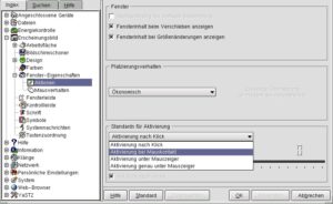 Abbildung 14: Mauskontakt genügt zur Aktivierung