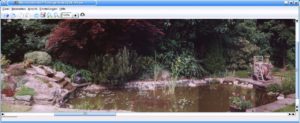 Abbildung 15: Ein Teil des fertigen Garten-Panoramas.