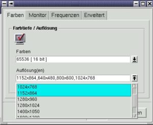 Abbildung 17: Alles sortiert in Dropdown-Menüs