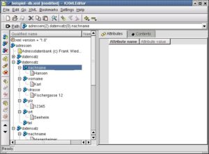 Abbildung 2: KXMLEditor