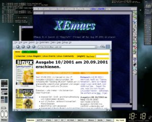 Abbildung 2: Ein kompletter Desktop ohne Window Manager