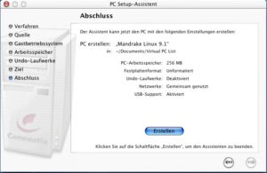 Abbildung 2: In der Liste der möglichen Gastbetriebssysteme findet sich auch ein Eintrag für Linux