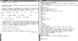 Abbildung 2: Qualitätstunterschiede – ps2ascii vs. pstotext