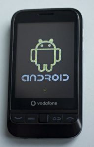Abbildung 2: Der Boot-Bildschirm des gehackten Android.
