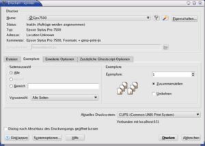 Abbildung 2: Kprinter ist nicht nur der Druckdialog der KDE-Applikationen, sondern lässt sich auch von der Kommandozeile aus aufrufen