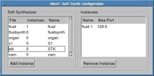 Abbildung 2: Hier aktiviert man externe Software-Synthesizer …