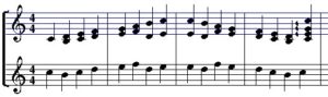 Abbildung 2: Akkoladen und Arpeggio