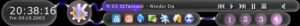 Abbildung 2: Die Glas-Maschine ist nichts anderes als eine zusätzliche Werkzeugleiste auf dem Desktop-Hintergrund