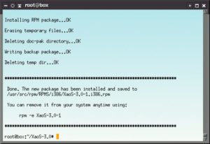 Abbildung 2: Installation als RPM-Paket