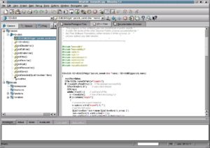 Abbildung 2: KDevelop in Aktion