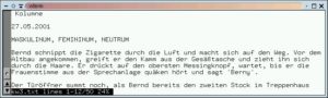 Abbildung 2: …und diese mit w3m