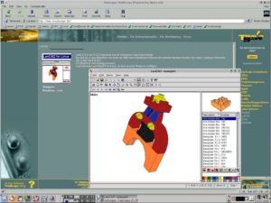 Abbildung 2: LeoCAD öffnet ein eigenes Fenster auf dem Desktop