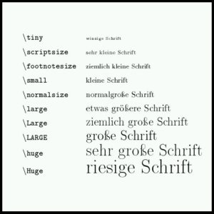 Abbildung 2: Ändern der Schriftgröße