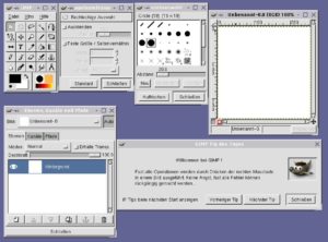 Abbildung 2: GIMP nach dem Start