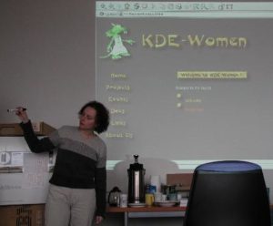 Abbildung 2: Eine Web-Seite zum Projekt entsteht…