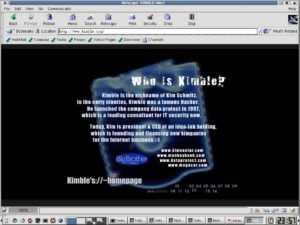 Abbildung 2: Kimble.org ist ein Klassiker unter den Flash-animierten Web-Sites
