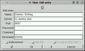 Abbildung 2: Neuen Server eintragen