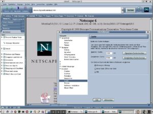 Abbildung 2: Netscape 6 wirkt leider noch etwas unausgereift