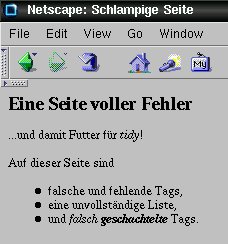 Abbildung 2: tidy wirkt Wunder