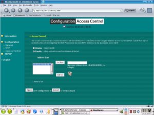 Abbildung 2: Eine deutsche Oberfläche bietet das Web-Frontend des SMC 2655W Access Points nicht. Zudem wird das Gerät nach jeder einzelnen Veränderung neu gestartet