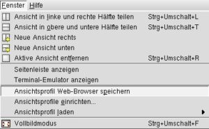 Abbildung 20: Der Konqueror kann mit Ihre Lieblingssseite starten