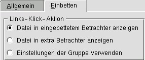 Abbildung 20: Eingebettes Programm aktivieren