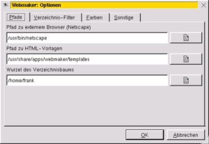 Abbildung 2: Suchpfade setzen