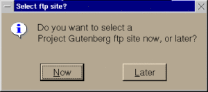 Abbildung 2: Wählen Sie den FTP-Server lieber direkt aus!