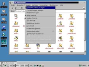 Abbildung 2: So zeigen sich versteckte Dateien auch im KDE-Dateimanager