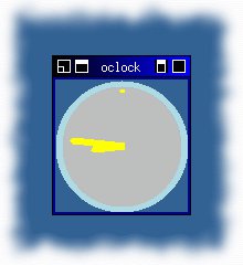 Abbildung 2: oclock mit Fensterrahmen