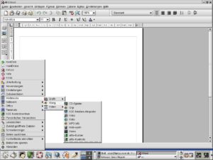 Abbildung 3: KDE-2.2.1-Desktop bei Mandrake 8.1