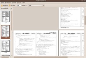 Abbildung 3: Das praktische Tool "a2ps" schickt Texte, Bilder und vieles mehr wahlweise direkt an den Drucker oder auch speichert sie im PostScript-Format.