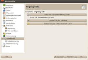 Abbildung 3: In den Einstellungen von Gimp richten Sie die zusätzlichen Eingabegeräte ein.