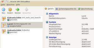 Abbildung 3: Die Gastsysteme in der virtuellen Box betreiben Sie auf Wunsch auch mit 3-D-Unterstützung und nutzen mehrere Prozessorkerne.