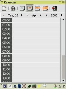 Abbildung 3: Die Kalender-Applikation