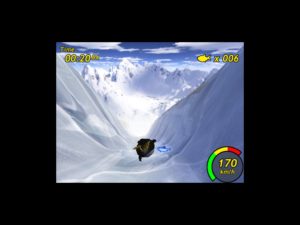 Abbildung 3: Mit 170 km/h durch die Eiswelt – ein kleiner Pinguin ganz schnell