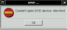 Abbildung 3: Die SuSE-Installation des MPlayers beim Öffnen einer DVD