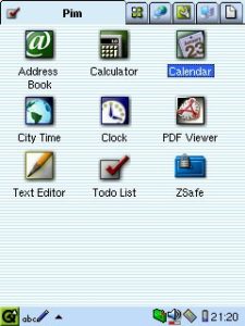 Abbildung 3: Der Zynergie-"Desktop"
