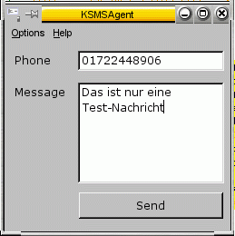 Abbildung 3: Schicken Sie Ihre SMS auf die Reise!