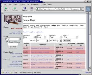 Abbildung 3: Der web-basierte Bug-Tracker