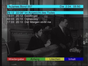 Abbildung 3: Serien werden in Unterverzeichnissen mit dem Titel der jeweiligen Folge abgelegt. Das macht die Aufzeichnungs-Liste deutlich übersichtlicher.