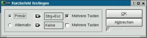 Abbildung 3: Die Hotkeys zu einer Aktion in KDE 3 definiert man hier