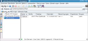 Abbildung 3: Der LAN-Browser des Konquerors versteckt sich auf der Karteikarte, die man auf Klick des unteren gelben Sternchens ("KDE-Dienste") zu sehen bekommt