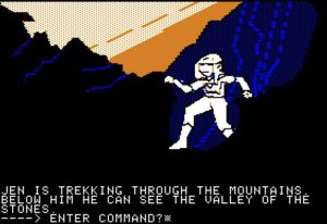 Abbildung 3: Bei späteren Apple-II-Spielen wie The Dark Crystal wurden die Grafikmöglichkeiten besser ausgenutzt