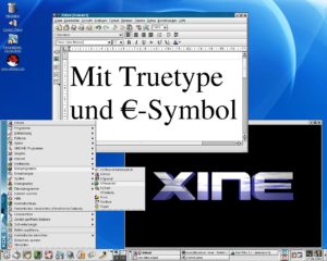 Abbildung 3: Alternativ zu GNOME steht auch die aktuelle KDE-Version 3 zur Verfügung