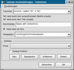 Abbildung 3: Schön übersichtlich, die geheime Schaltzentrale