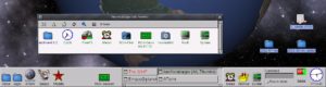 Abbildung 3: ROX-Panel mit Applets