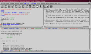 Abbildung 3: XEmacs fensterlt