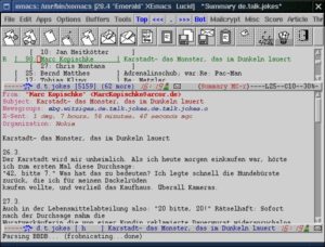 Abbildung 3: Der "*Article*"-Buffer