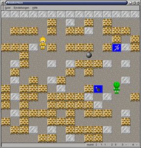 Abbildung 3: Bei Bombermaze erinnert nicht nur der Name an Bomberman